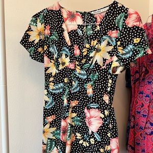 Zara floral dress/shorts